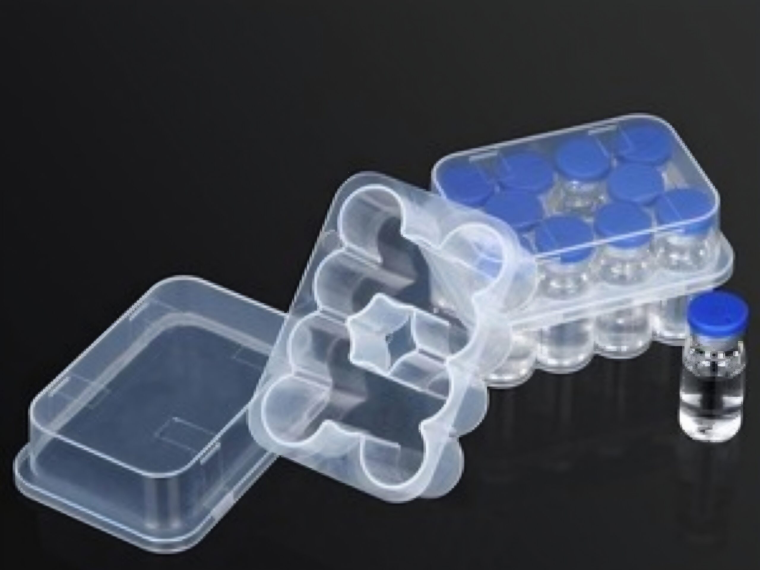 Empty 10-Slot 3mL Case
